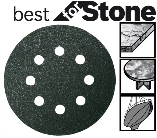 Abrasif Best for Stone Ø115mm - 8 perforations (lot de 5)